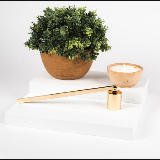 Gold Candle Snuffer