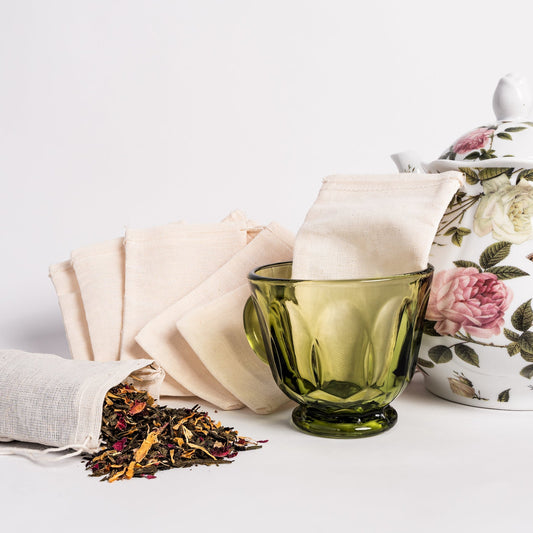 Muslin Tea Sachets | 10 Reusable Bags