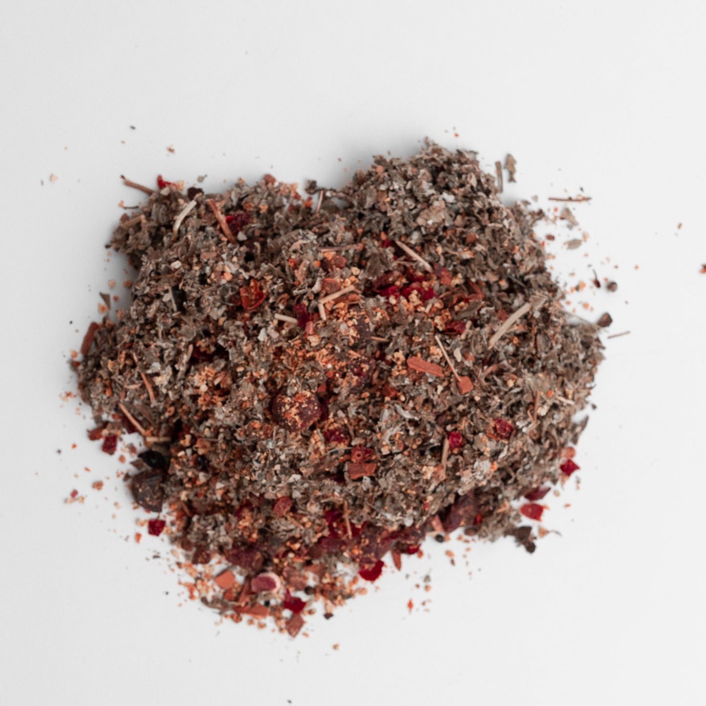 Megan’s Pantry Well Woman Herbal Tea – a caffeine-free blend of raspberry leaf, chaste berry, rose hips, and passionflower for women’s wellness and balance.