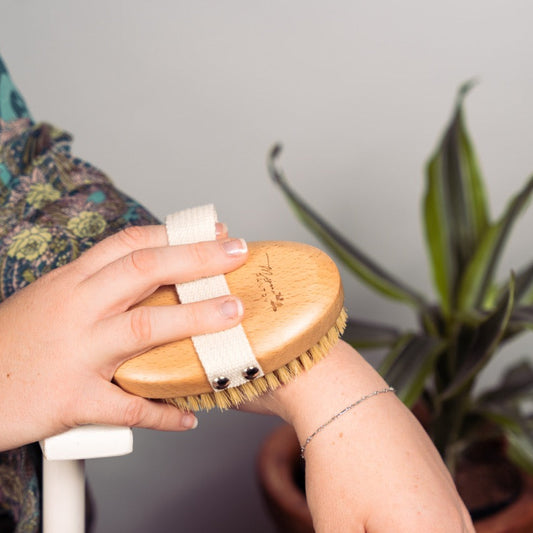 Perfect Spa Day Gift Set from Megan’s Pantry featuring four essential oil wooden tealight candles, matches, Serenity and Eucalyptus bath soaks, Peace triple butter body bar, natural body brush, Relax herbal tea, and a gemmed stainless steel tea infuser. A luxury wellness gift box for relaxation and self-care.
