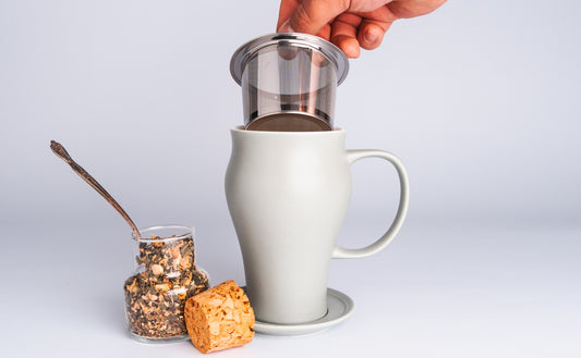 Satin Tea Infuser Mug 16oz