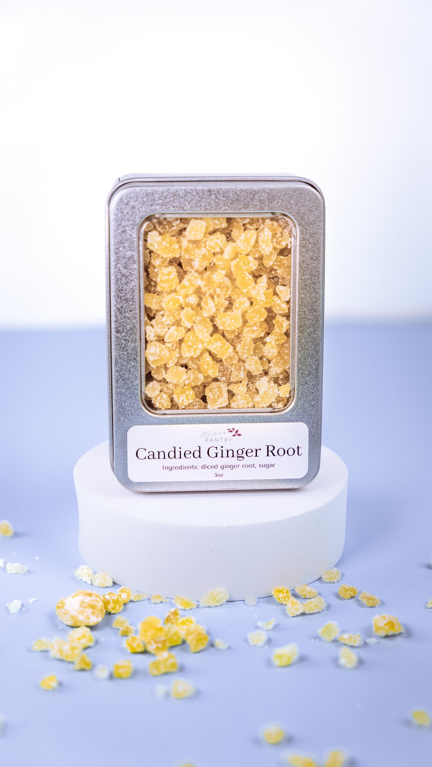 Candied Ginger Root, 5oz | Sulfite Free