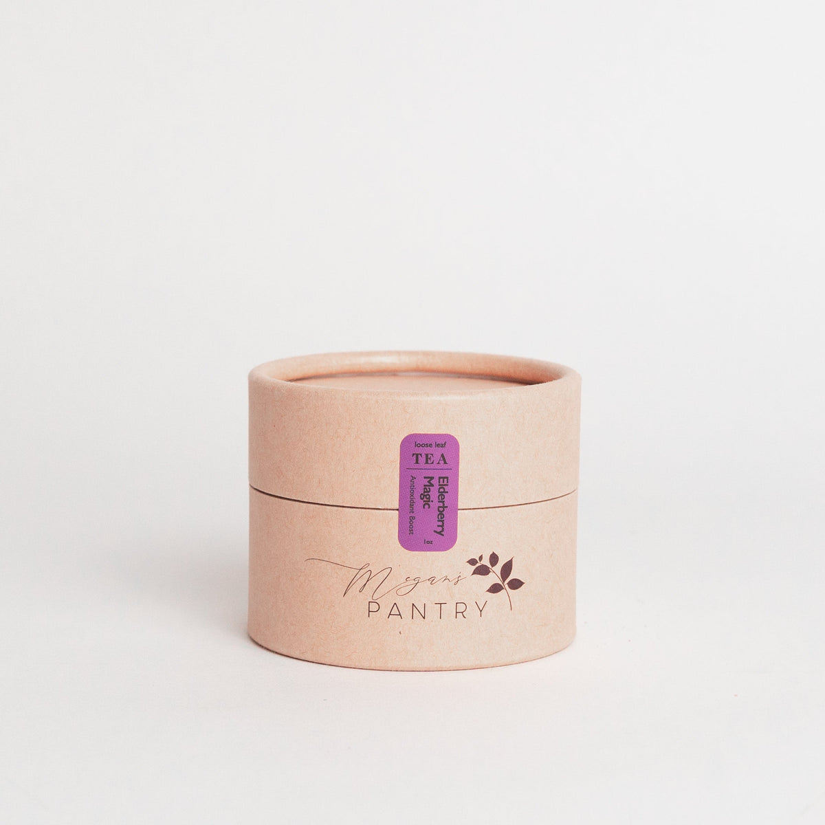 Megan's Pantry Elderberry Magic loose leaf black tea with elderberries, bergamot, vanilla, and fennel