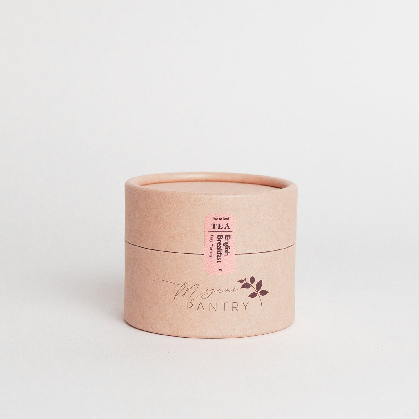 Megan’s Pantry English Breakfast Black Tea – a bold, smooth blend of Ceylon and Assam tea leaves for a rich, classic morning cup