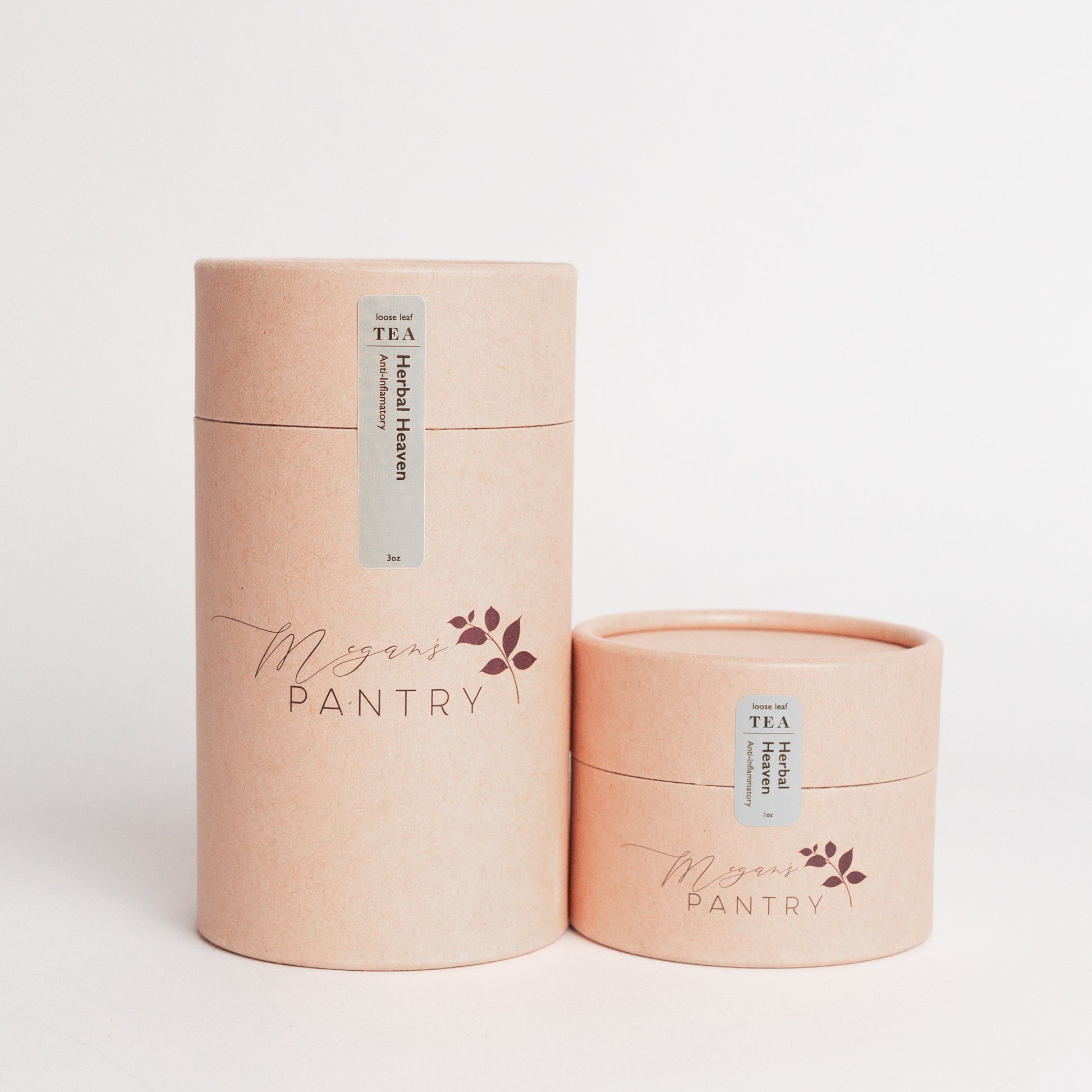 Megan’s Pantry Herbal Heaven Tea – a caffeine-free wellness blend of lemon balm, nettle, rooibos, and ginger for soothing herbal relaxation