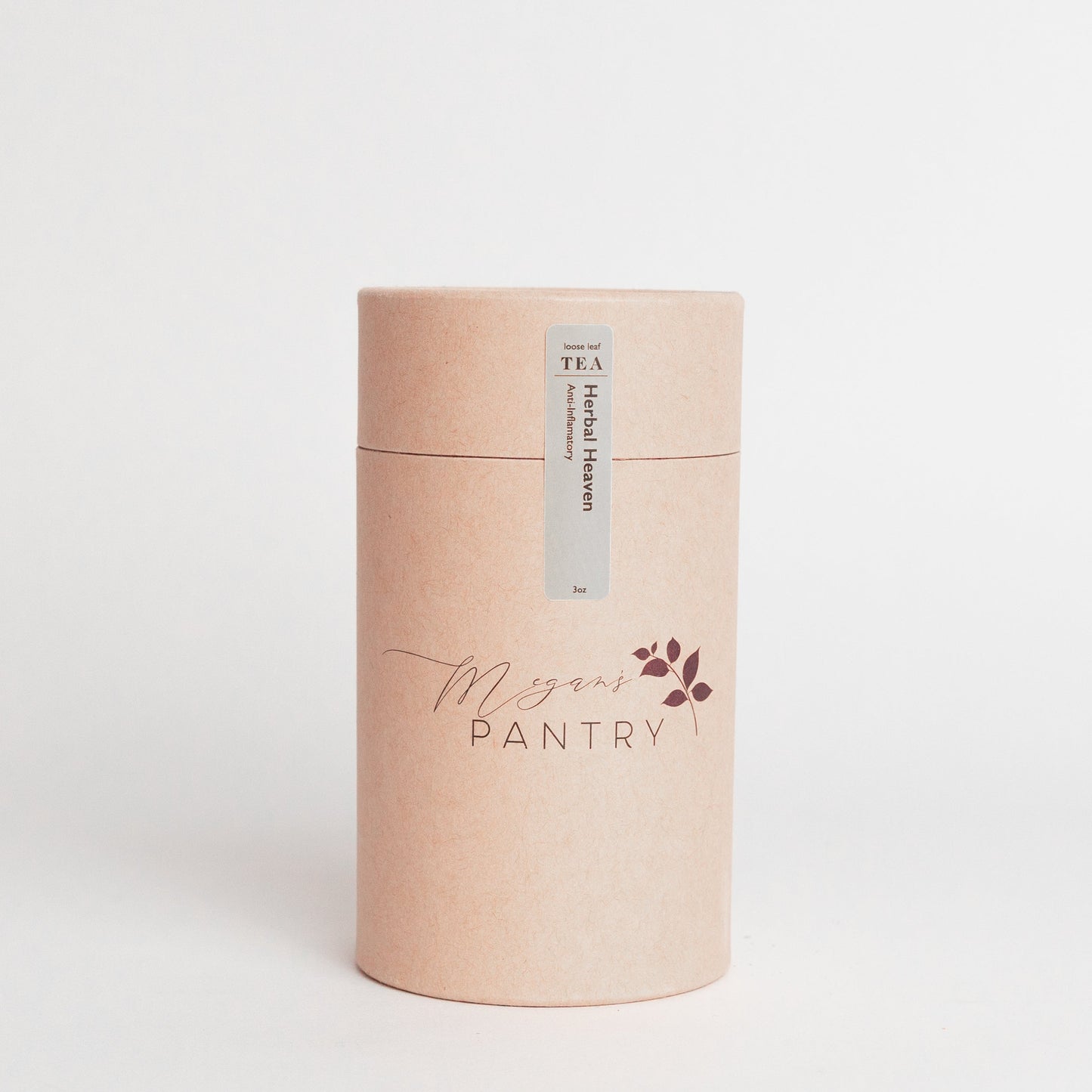 Megan’s Pantry Herbal Heaven Tea – a caffeine-free wellness blend of lemon balm, nettle, rooibos, and ginger for soothing herbal relaxation