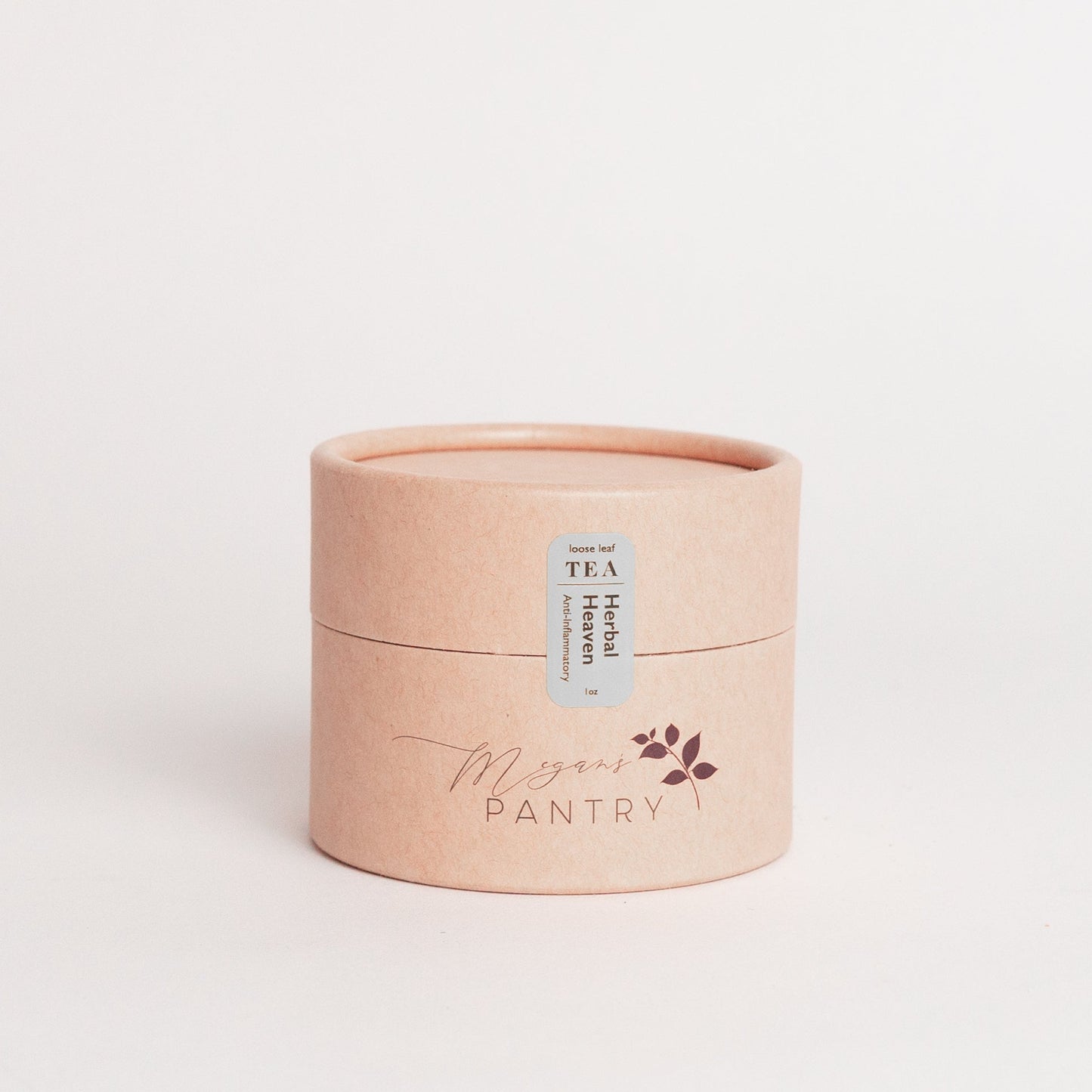 Megan’s Pantry Herbal Heaven Tea – a caffeine-free wellness blend of lemon balm, nettle, rooibos, and ginger for soothing herbal relaxation