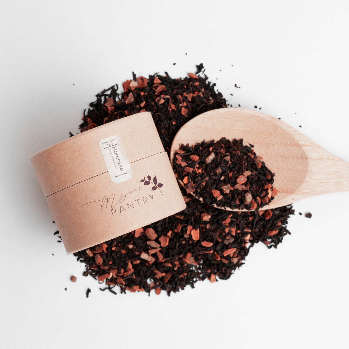 Megan's Pantry Horchata black tea blend with Saigon cinnamon and vanilla bean
