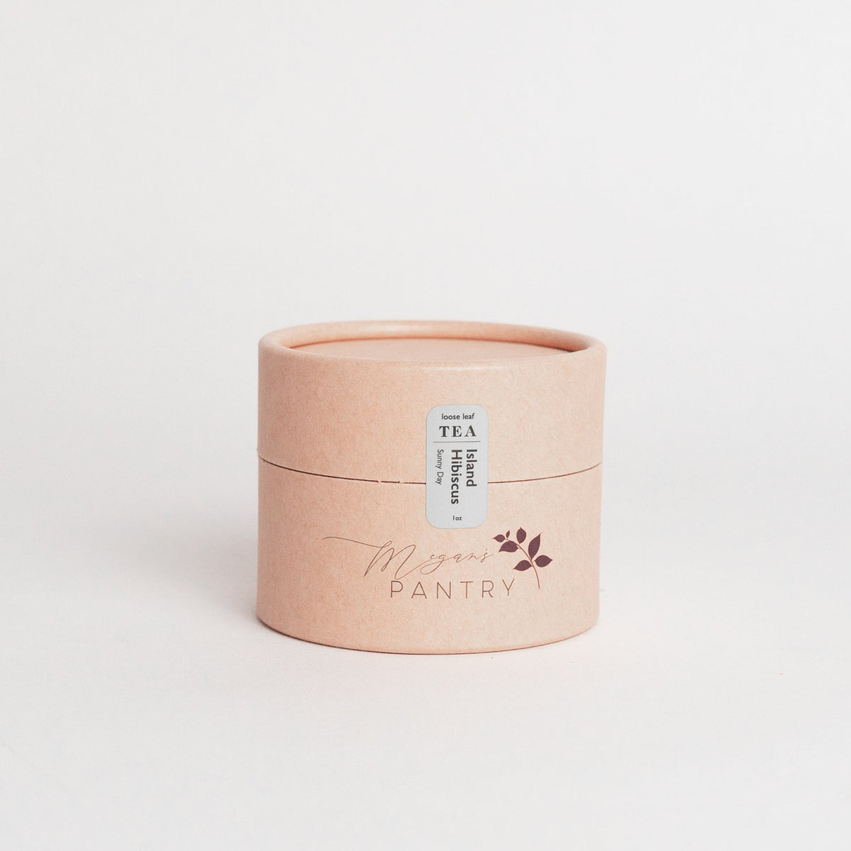 Megan’s Pantry Island Hibiscus Herbal Tea – a bright, tropical blend of hibiscus, lemon, and elderflower for a fruity, caffeine-free refreshment