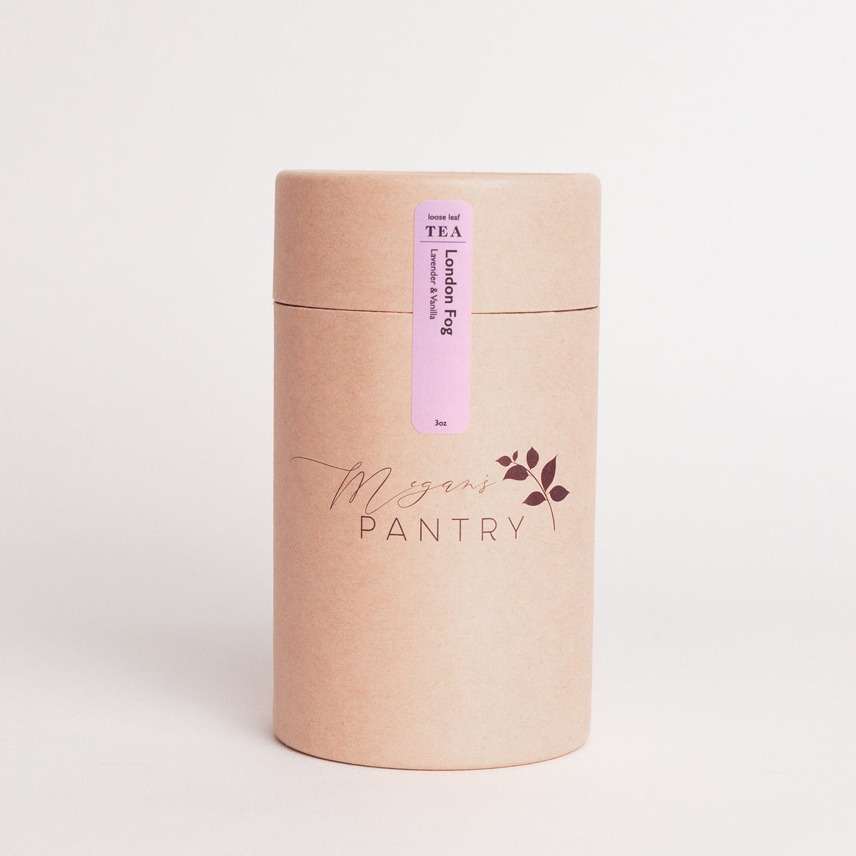 Megan’s Pantry London Fog Black Tea – a soothing blend of lavender, vanilla, and bergamot for the perfect creamy London Fog latte