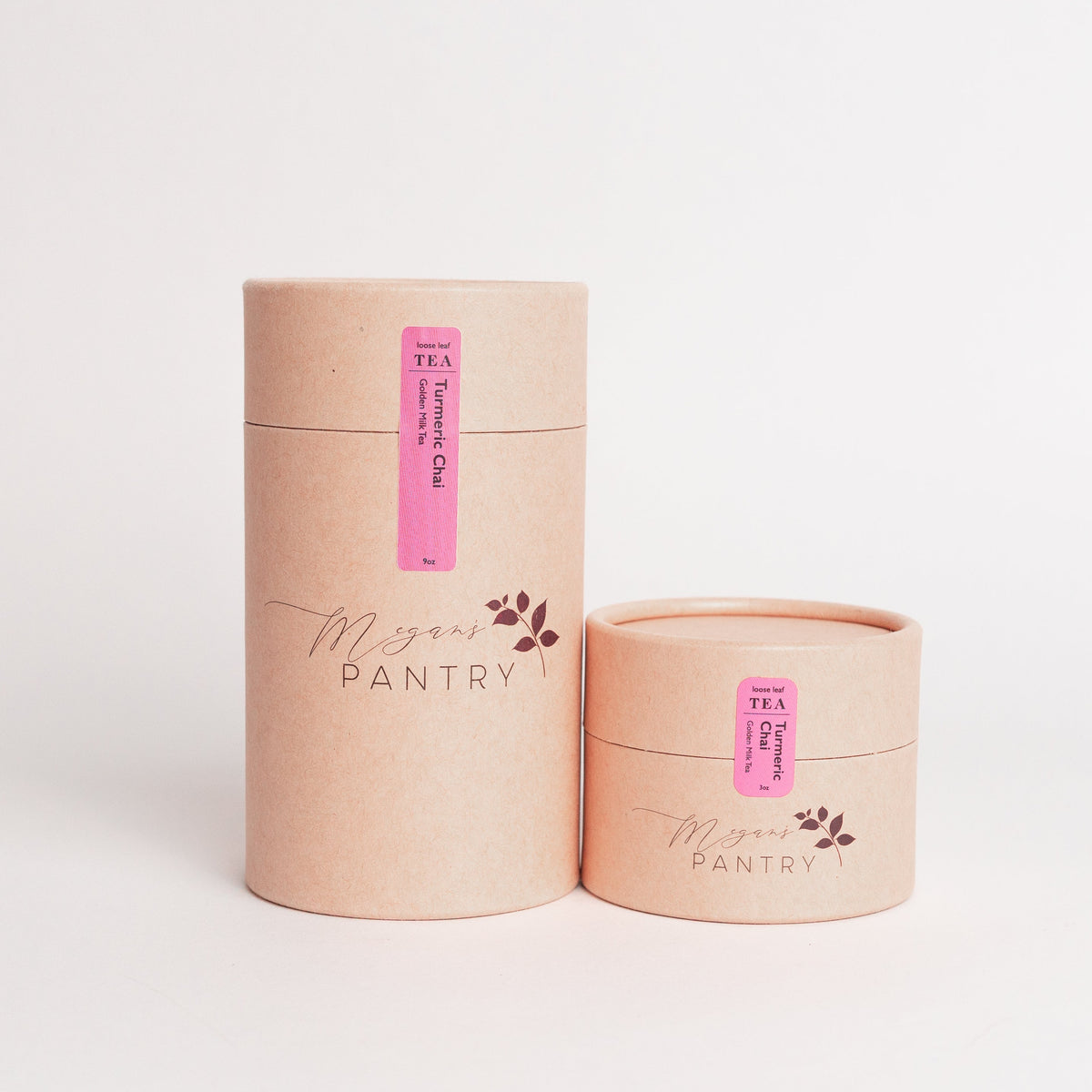 Megan's Pantry Turmeric Chai caffeine-free golden milk tea with turmeric, ginger, cinnamon, and black pepper