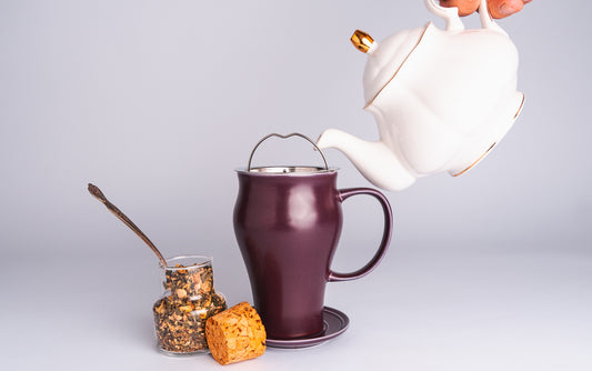Satin Tea Infuser Mug 16oz
